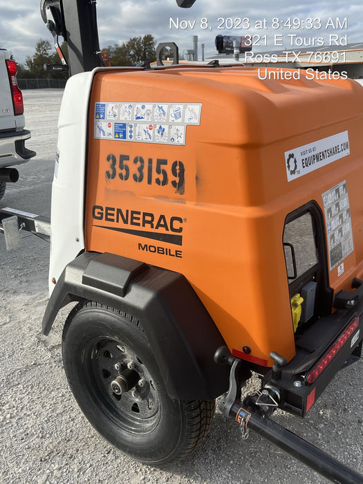 2023 Generac MLT2 Diesel, Flex Switch 120V Input, Powerzone Controller, (4) 320W LED Lights, 4kW Generator, 39.9 Gal Fuel Tank, 2" Ball, T3