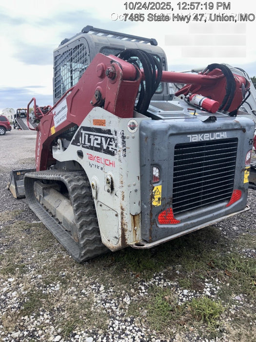 2020 Takeuchi TL12V2-CRH Cab, Rubber Track, & HF