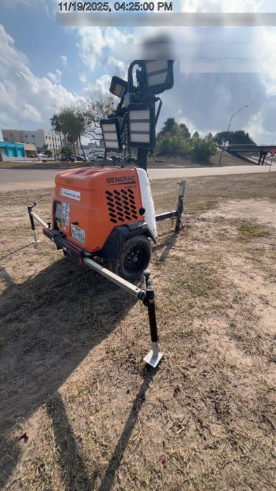 2024 Generac MLT2 Diesel, Flex Switch 120V Input, Powerzone Controller, 
(4) 320W LED Lights, 4kW Generator, 39.9 Gal Fuel Tank, 2" Ball, T3