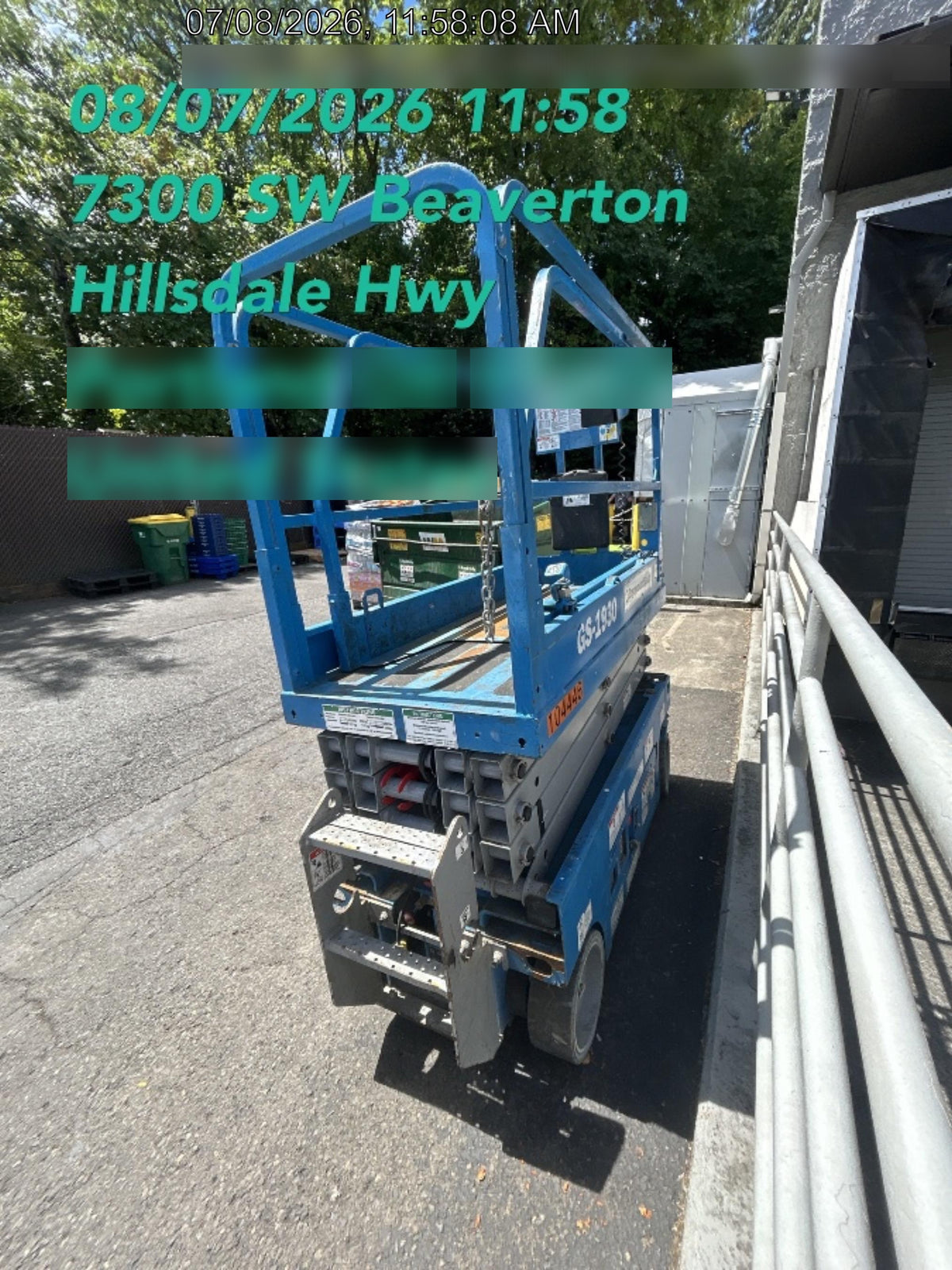 2020 Genie GS-1930 Standard Machine, 800W Inverter