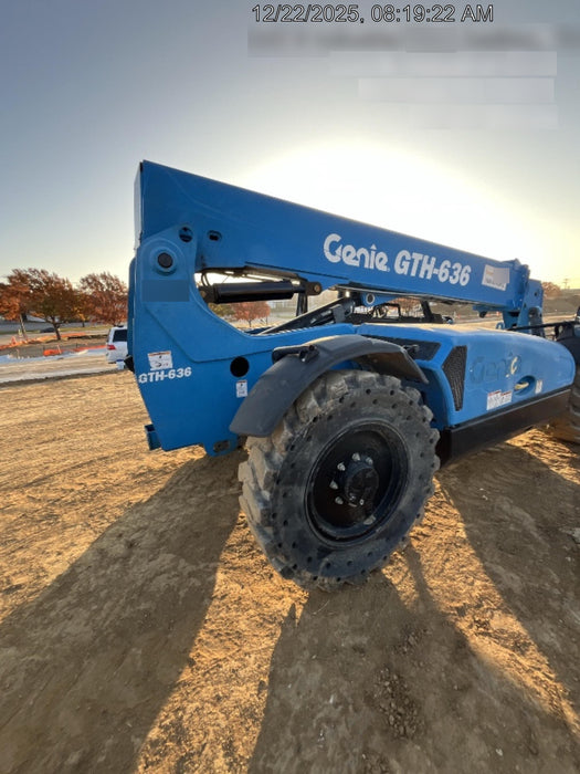 2018 Genie GTH-636 GTH-636 w/Open ROPS, Solid Tires, beacon/work lights, 48" carriage/forks