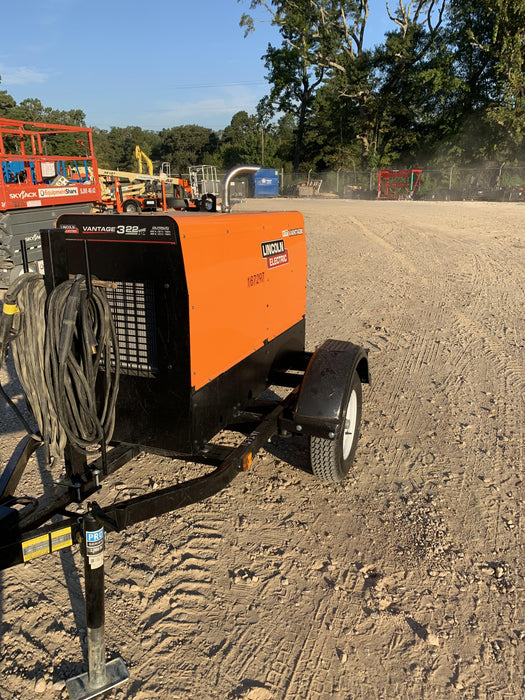 2021 Lincoln Electric Vantage 322 Vantage 322 Ready Pak 3 w/ Decals, ORANGE (includes trailer, cable rack, fender light kit) NO Telematics