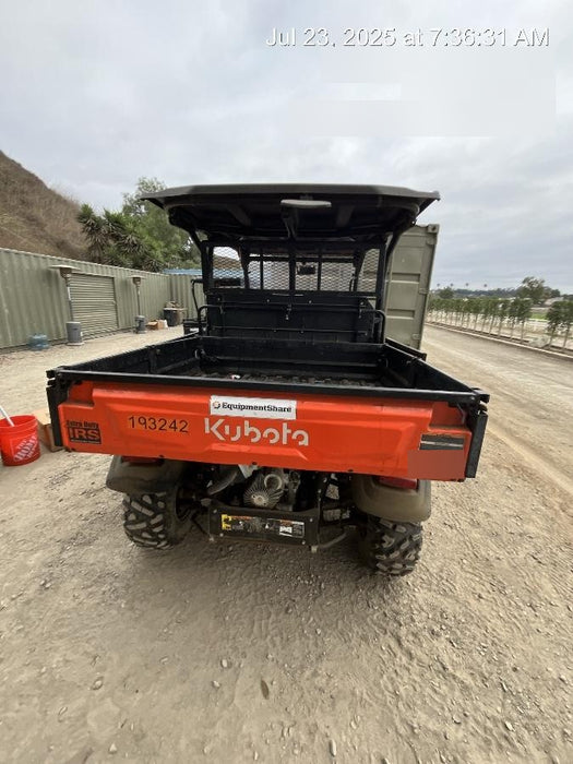 2021 Kubota RTV-X1140W-H Plastic Canopy, Windshield Acrylic Clear, LED Strobe Light, Wire Harness Kit, Back up Alarm
