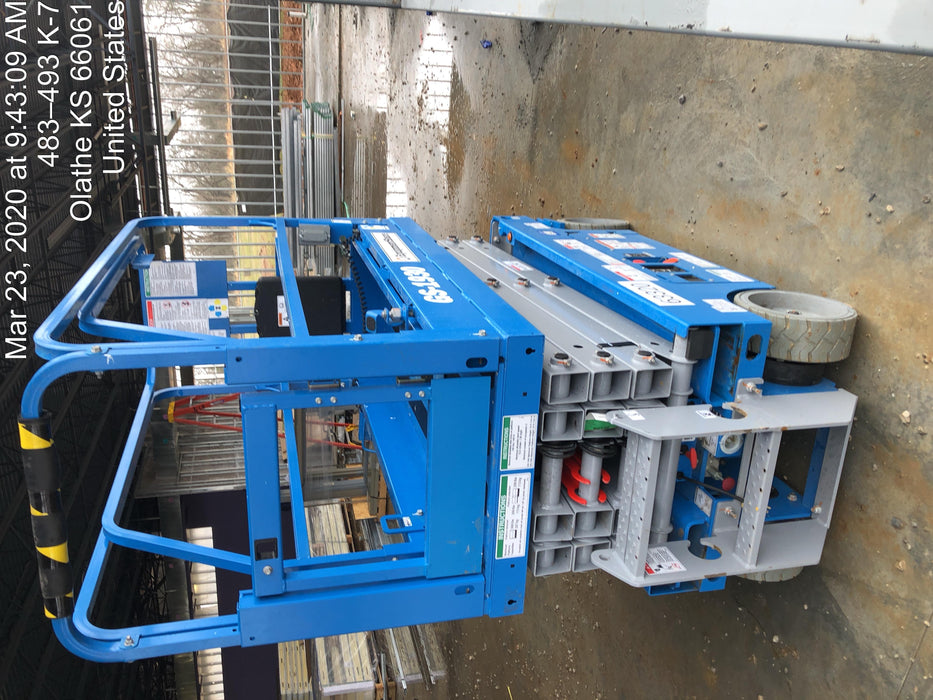 2020 Genie GS-1930 Solid Non Marking Tires, Beacon, Folding rails with half height swing gate