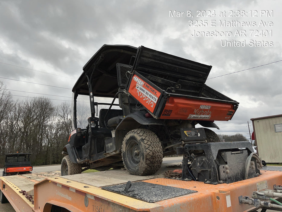 2022 Kubota RTV-X1140W-H Plastic Canopy, Windshield Acrylic Clear, LED Strobe Light, Wire Harness Kit, Back up Alarm