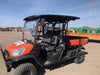 2021 Kubota RTV-X1140W-H Plastic Canopy, Windshield Acrylic Clear, LED Strobe Light, Wire Harness Kit, Back up Alarm