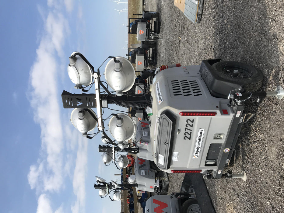 2019 Wacker Neuson LTV6L-MH Wacker Neuson LTV6L Mobile Light Tower w/Fuel Level Sensor Installed