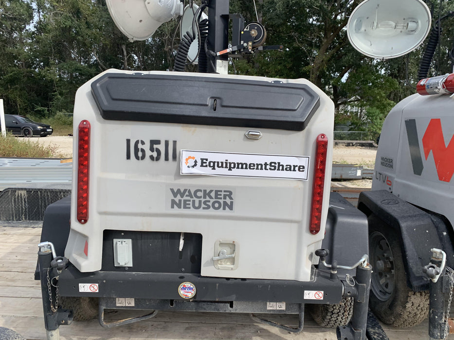 2018 Wacker Neuson LTV6L-MH Wacker Neuson LTV6L Mobile Light Tower w/Fuel Level Sensor Installed