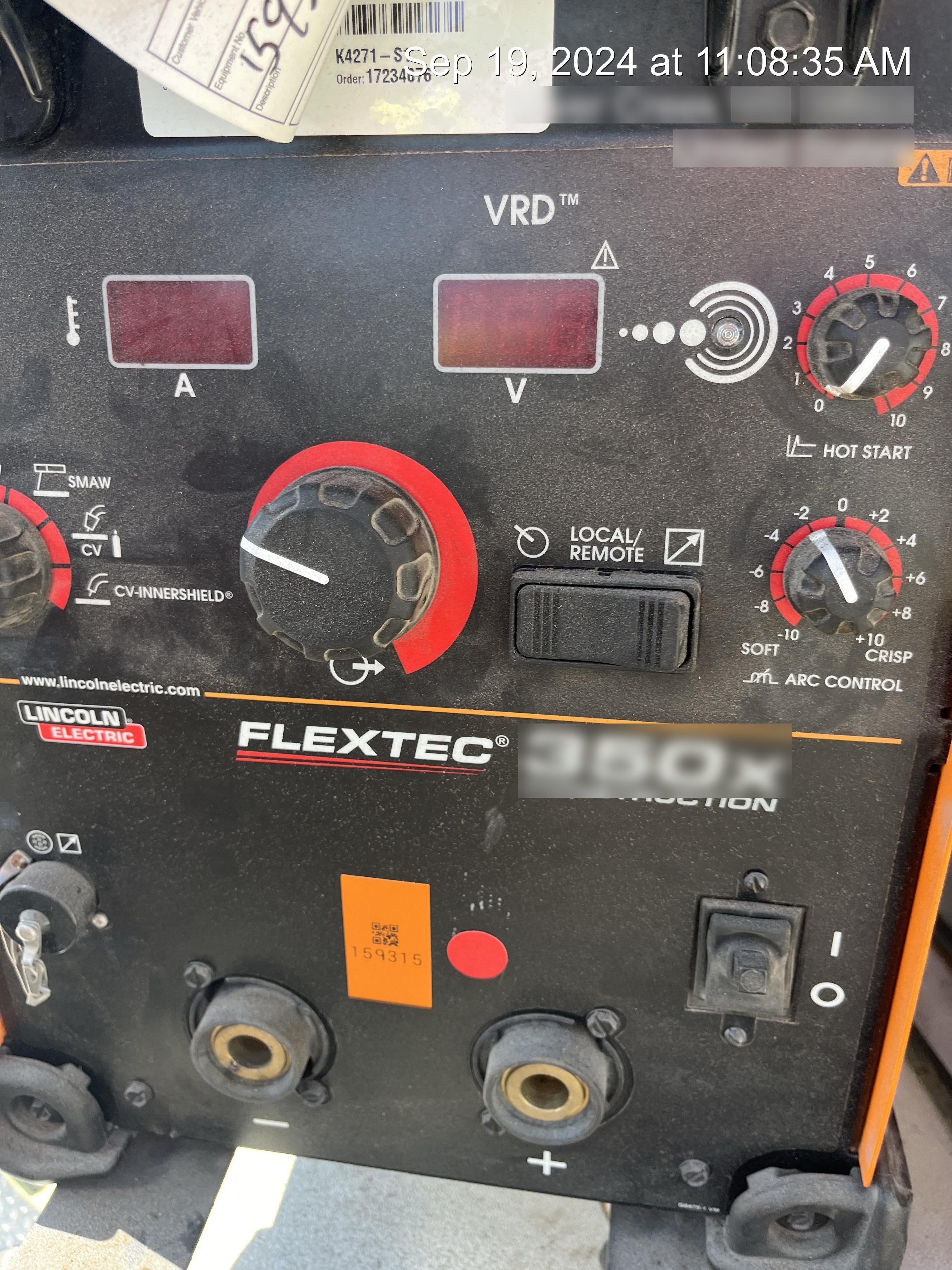 2021 LINCOLN ELECTRIC FLEXTEC 350X