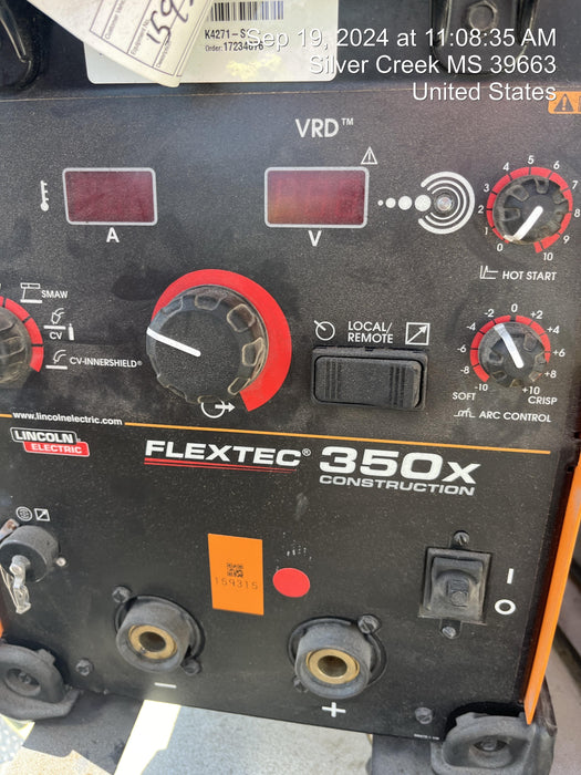 2021 LINCOLN ELECTRIC FLEXTEC 350X