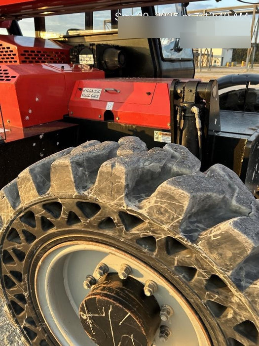 2020 Manitou MTA8044 74hp T4F, Cab/Heat/Air, Cab and Boom LED work lights, Auxiliary Hydraulics, Solid Tires, Amber strobe, Lift Hook w/66" Carriage, 60" Forks