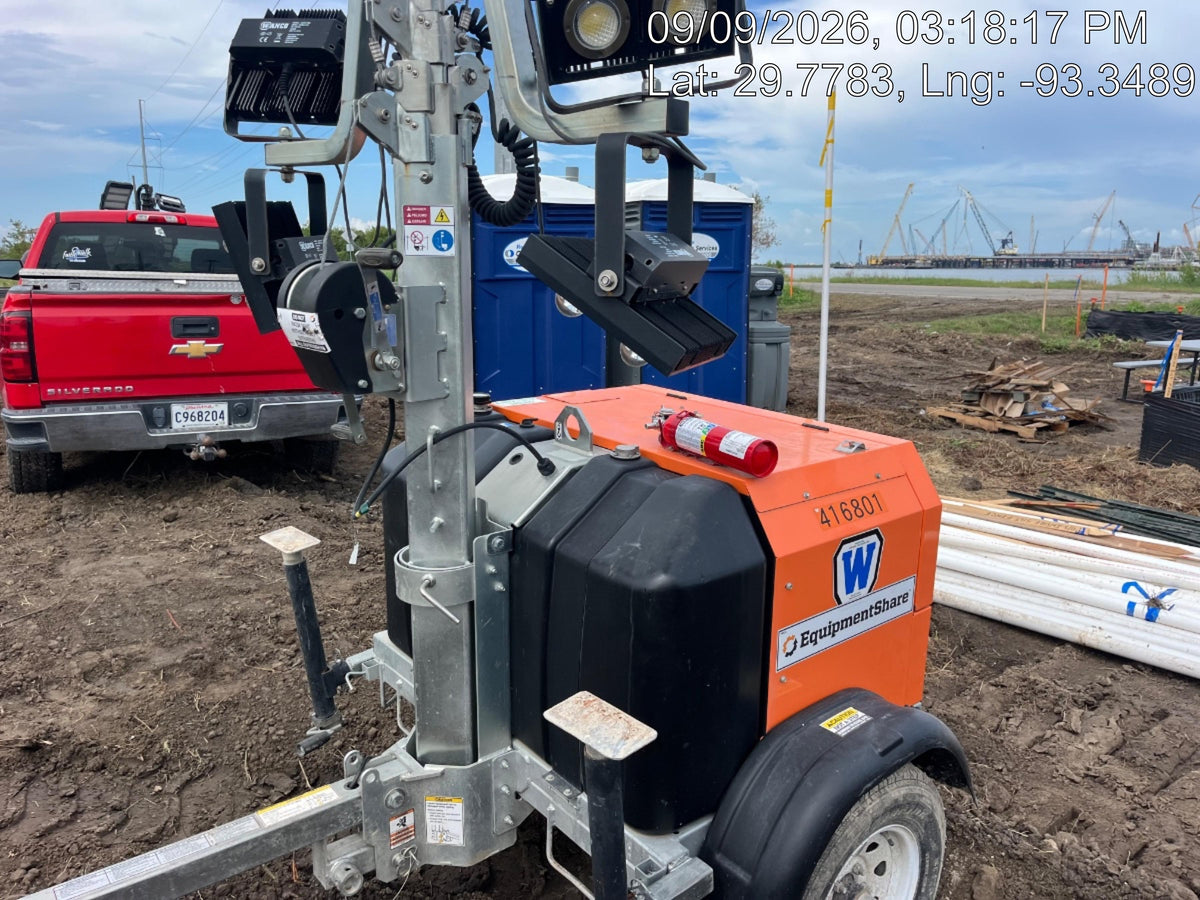 2024 Wanco WLTT-4MM4K Diesel, Deep Sea Controller, Shore Power Plug, Auto Start, (4) 350W LED Floodlights, 4kW Generator, 60 Gal Fuel Tank, 2" Ball, T3