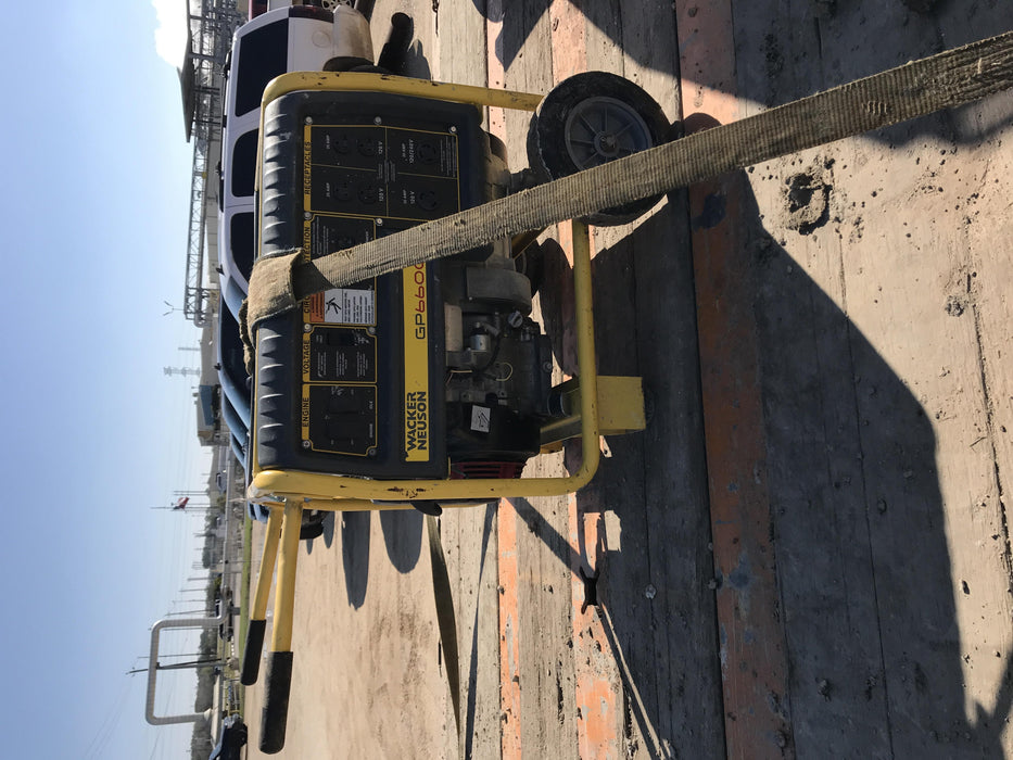 2018 Wacker Neuson GP6600A Wacker Neuson GP6600A Generator w/Wheel Kit