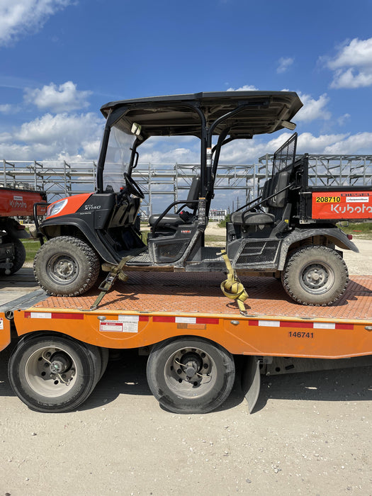 2022 Kubota RTV-X1140W-H Plastic Canopy, Windshield Acrylic Clear, LED Strobe Light, Wire Harness Kit, Back up Alarm