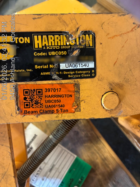 2024 HARRINGTON UBC050