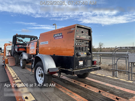2022 Lincoln Electric LE400 Kubota V1505, Trlr, Cable Rack, Light Kit, ES Decals, T3