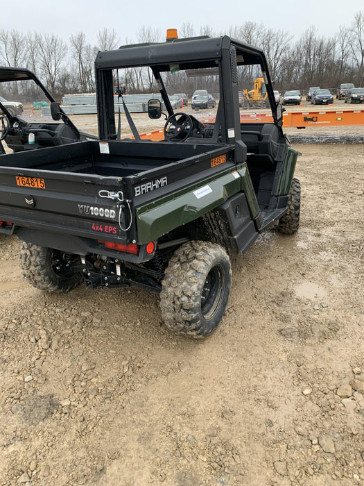 2021 Yanmar YU1000 Canopy, Steel Wheel, Poly WindShield, Beacon, Backup Alarm