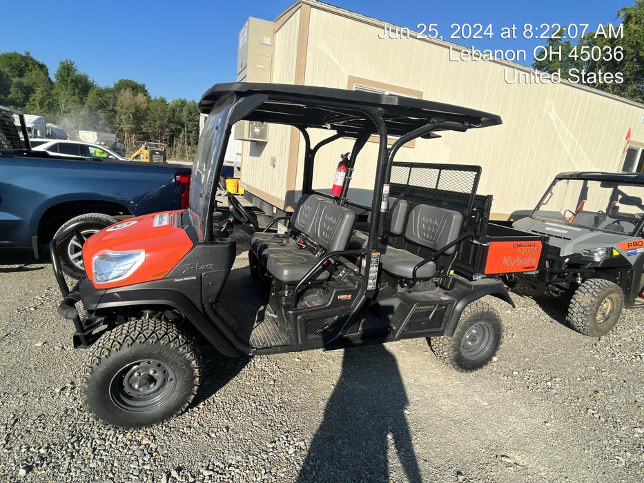 2024 Kubota RTV-X1140W-H 4WD, LED Strobe, Windshield Acrylic Clear, Plastic Canopy, Wire Harness Kit, Backup Alarm