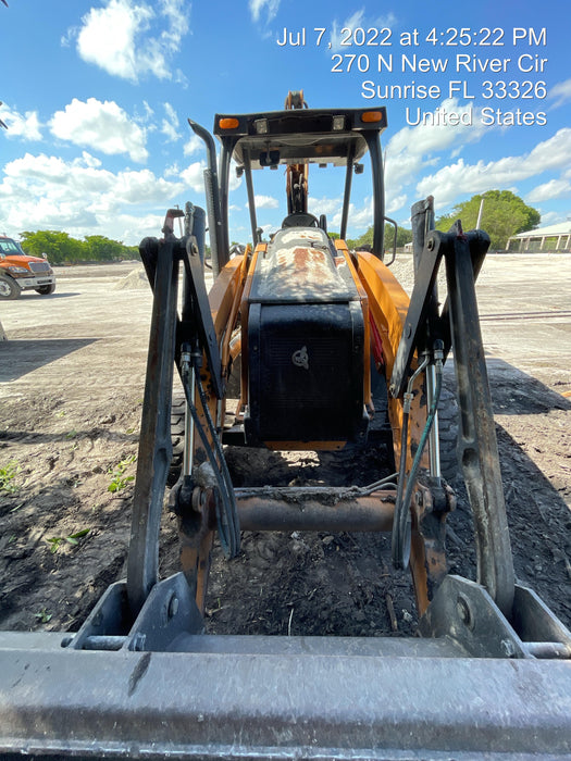 2017 Case 580N EP STANDARD HOE, ROPS, PILOT CONTROLS, AUX HYD