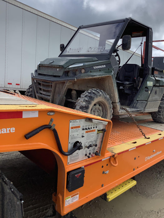 2021 Yanmar YU1000 Canopy, Steel Wheel, Poly WindShield, Beacon, Backup Alarm