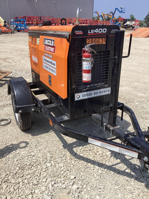 2022 Lincoln Electric LE400 Kubota V1505, Trlr, Cable Rack, Light Kit, ES Decals, T3