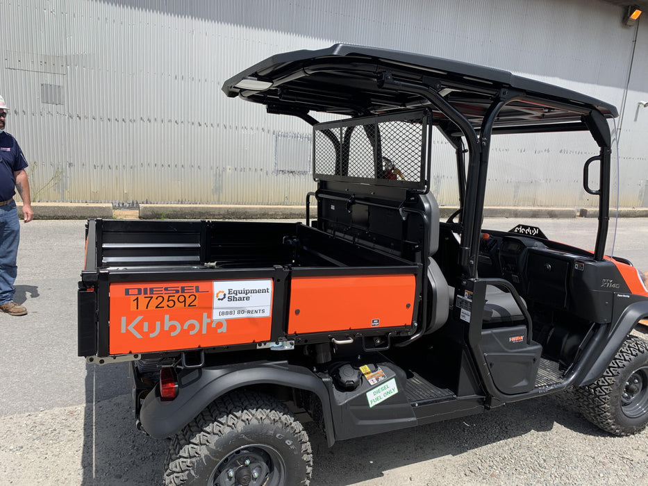 2021 Kubota RTV-X1140W-H Plastic Canopy, Windshield Acrylic Clear, LED Strobe Light, Wire Harness Kit, Back up Alarm