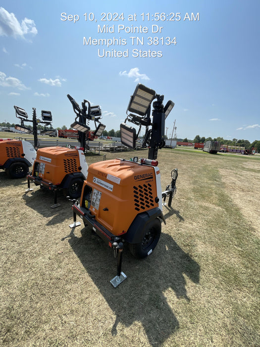 2023 Generac MLT2 Diesel, Flex Switch 120V Input, Powerzone Controller, 
(4) 320W LED Lights, 4kW Generator, 39.9 Gal Fuel Tank, 2" Ball, T3