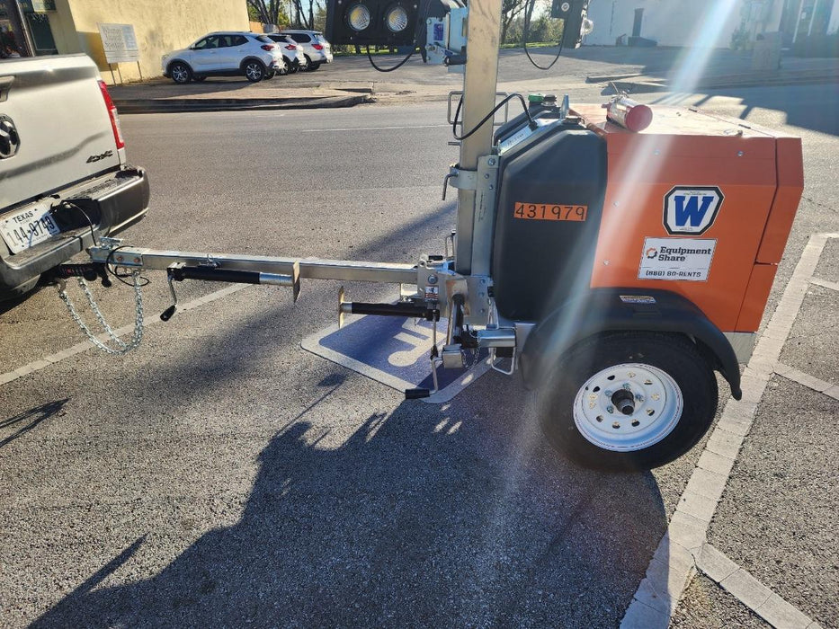 2024 Wanco WLTT-4MM4K Diesel, Deep Sea Controller, Shore Power Plug, Auto Start, (4) 350W LED Floodlights, 4kW Generator, 60 Gal Fuel Tank, 2" Ball, T3