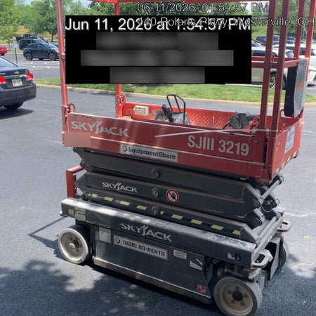 2016 Skyjack SJIII-3219 Standard Rental Specs