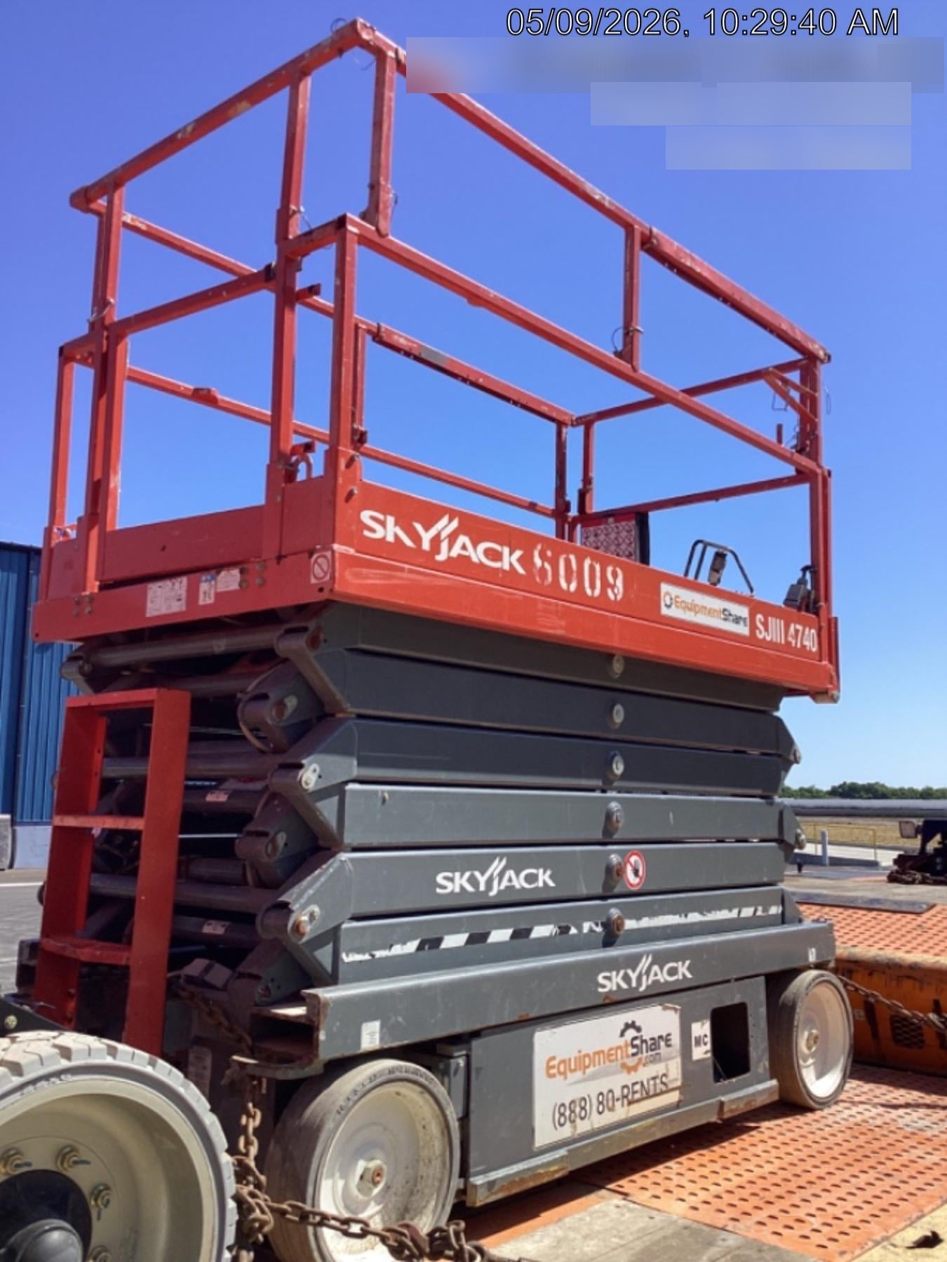 2017 Skyjack SJIII-4740 Skyjack SJ4740, Extended Warranty 5yr/5k hr
