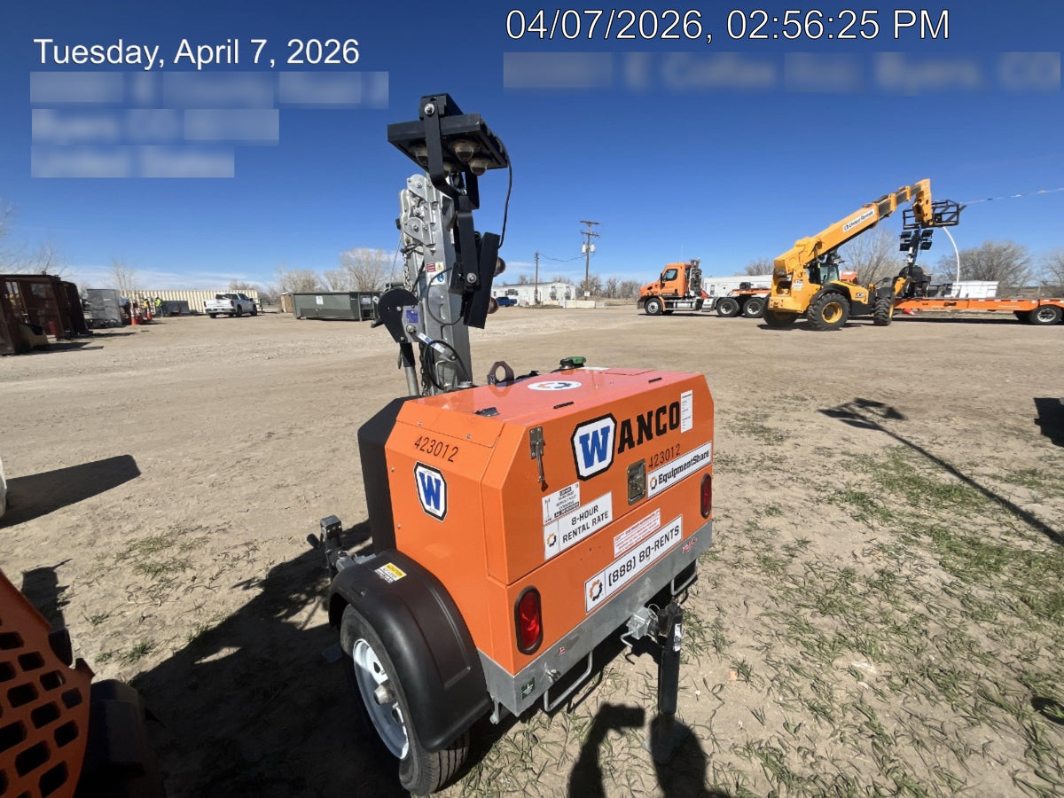 2024 Wanco WLTT-4MM4K Diesel, Deep Sea Controller, Shore Power Plug, Auto Start, (4) 350W LED Floodlights, 4kW Generator, 60 Gal Fuel Tank, 2" Ball, T3
