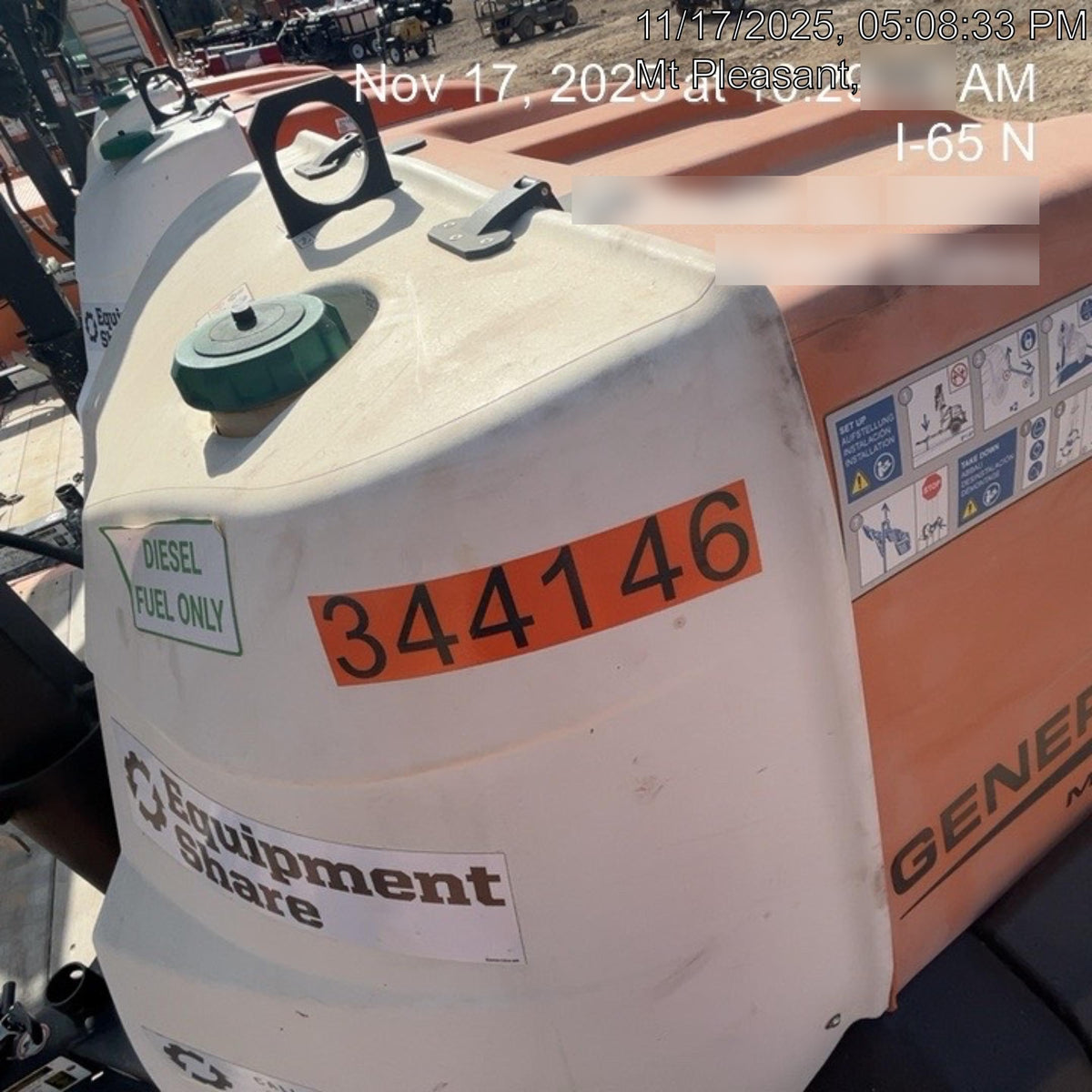 2023 Generac MLT2 Diesel, Flex Switch 120V Input, Powerzone Controller, (4) 320W LED Lights, 4kW Generator, 39.9 Gal Fuel Tank, 2" Ball, T3
