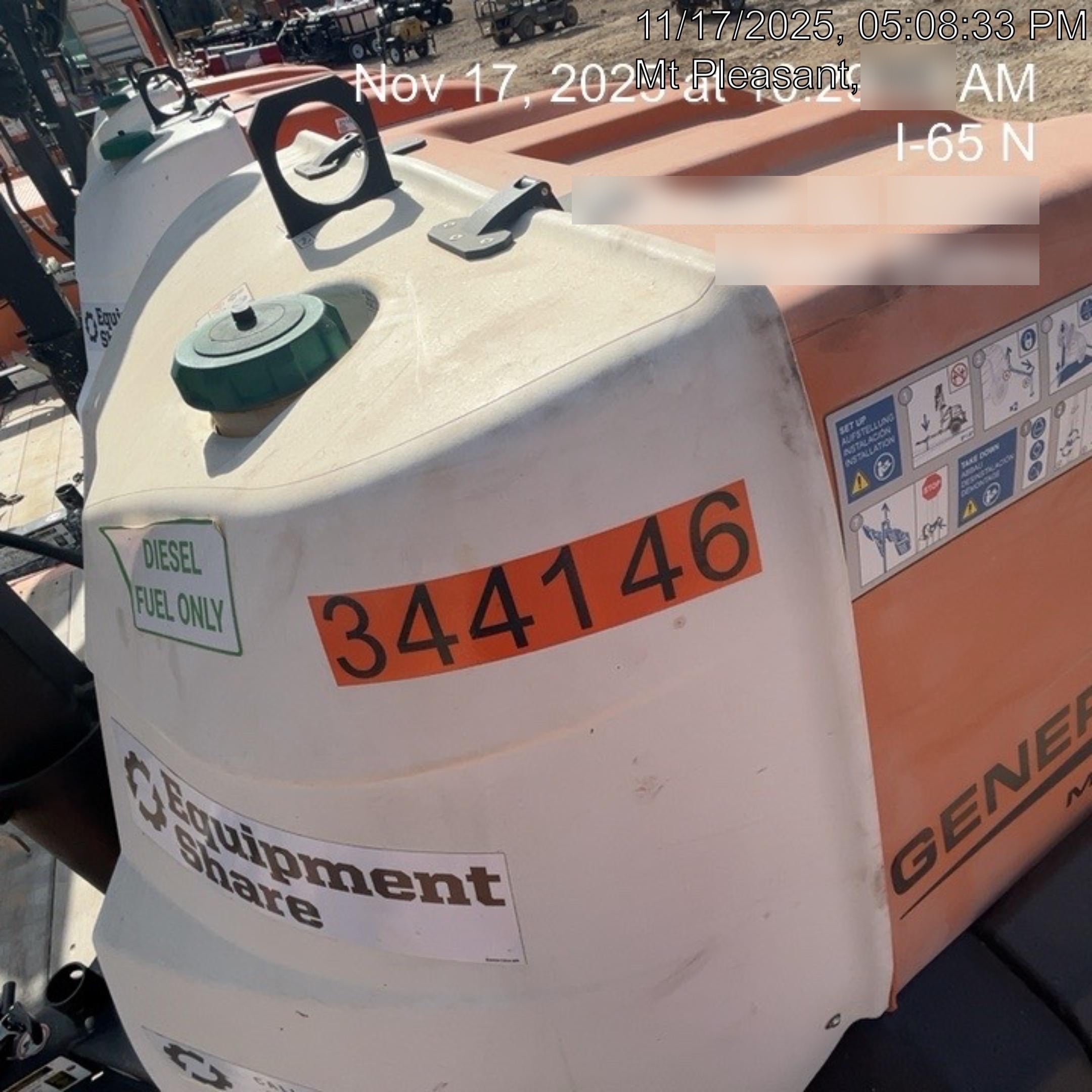 2023 Generac MLT2 Diesel, Flex Switch 120V Input, Powerzone Controller, (4) 320W LED Lights, 4kW Generator, 39.9 Gal Fuel Tank, 2" Ball, T3