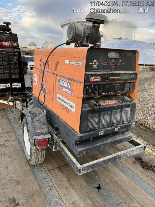 2021 Lincoln Electric Vantage 549X Ready Pak 3, ORANGE (includes trailer, cable rack, fender light kit)