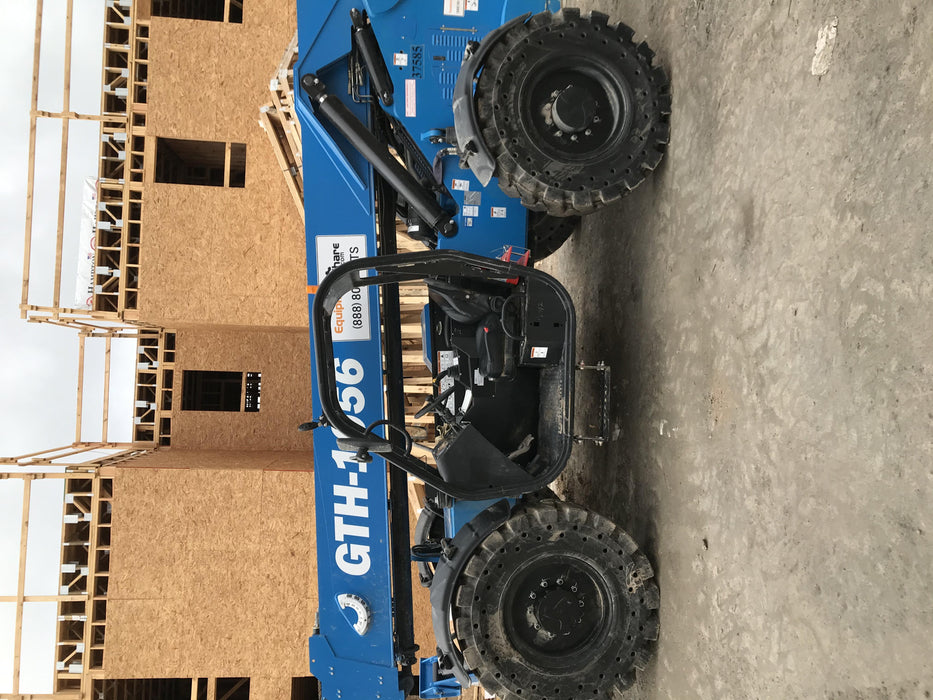 2019 Genie GTH-1056 Canopy, Solid RT Tires, LED Work Lights, Beacon 60" QA Carriage, 60" Forks