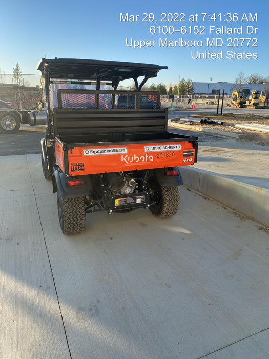 Kubota RTV-X1140W-H Plastic Canopy, Windshield Acrylic Clear, LED Strobe Light, Wire Harness Kit, Back up Alarm