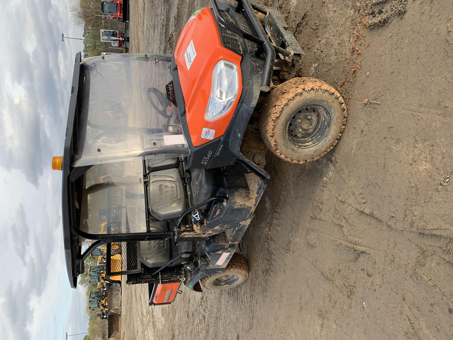 Kubota RTV-X1140W-H 4WD utility cart -LED strobe -Windshield tempered glass -Plastic canopy -Wire harness kit -Backup alarm