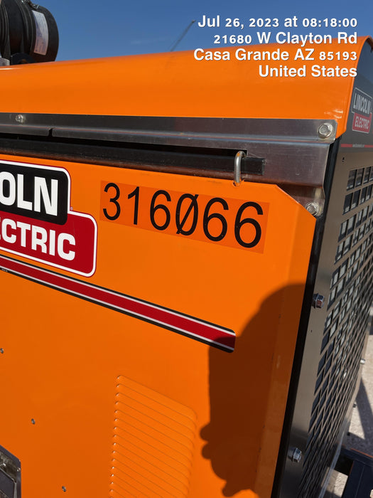 2023 Lincoln Electric Vantage 549X Crosslink Technology, Trailer Mounted, ES Decals, T3