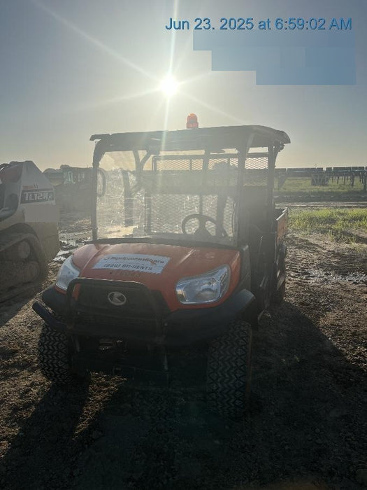2021 Kubota RTV-X1140W-H Plastic Canopy, Windshield Acrylic Clear, LED Strobe Light, Wire Harness Kit, Back up Alarm