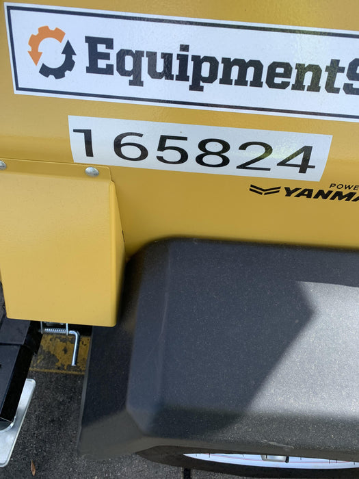 2021 Allmand NLV3GR (4) LED Light Fixture 350W, 23' Vertical Mast, 3kW Prime, Towable, Deep Sea L401, Leveling Jacks, Yanmar T4F 5.8hp