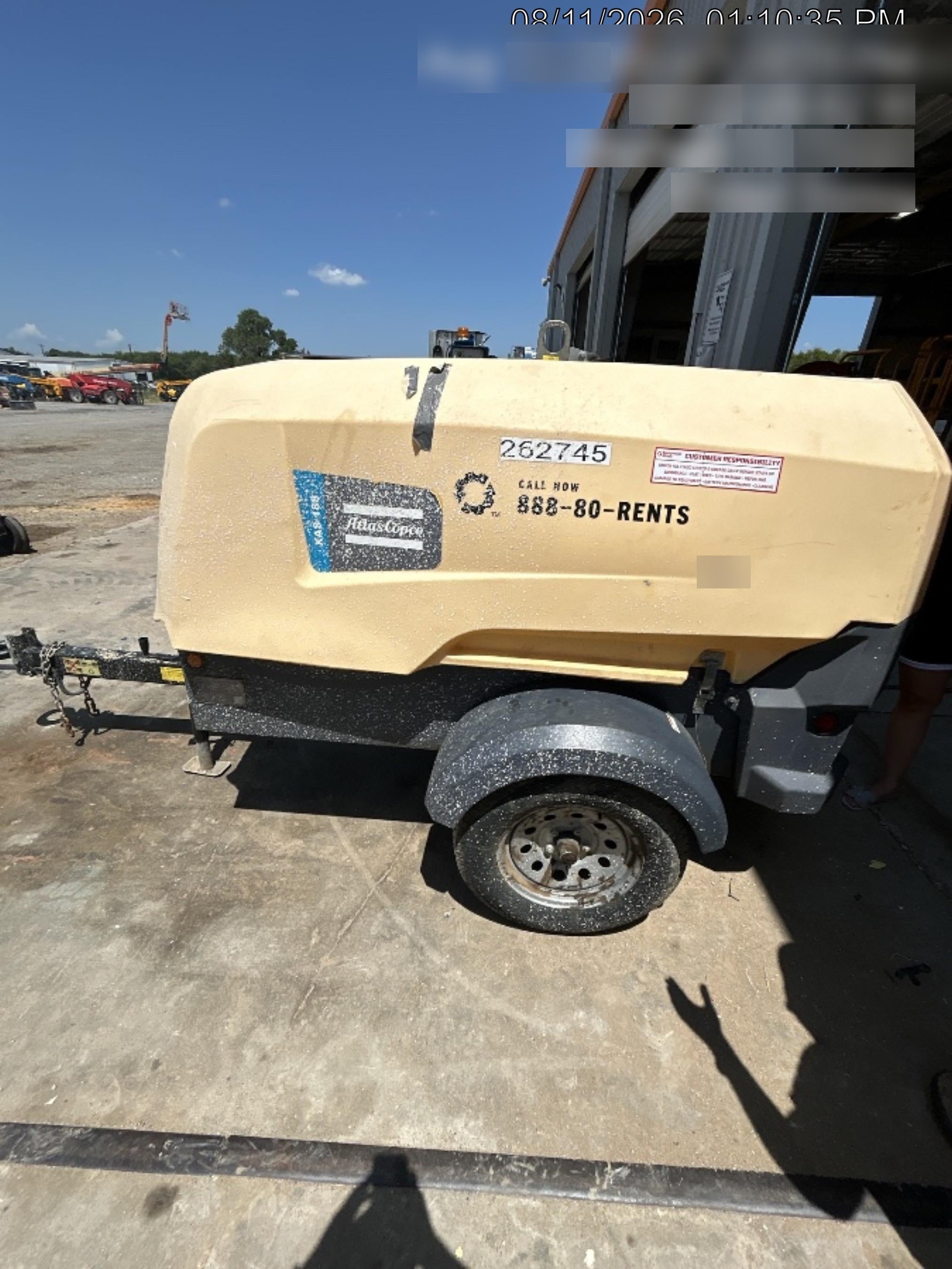 2022 ATLAS COPCO XAS188 CWK
