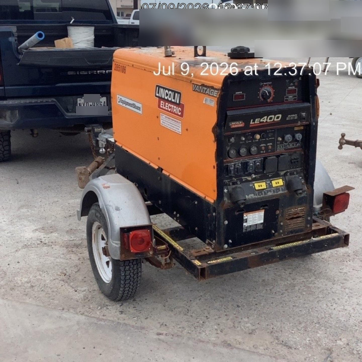 2022 Lincoln Electric LE400 Kubota V1505, Trlr, Cable Rack, Light Kit, ES Decals, T3