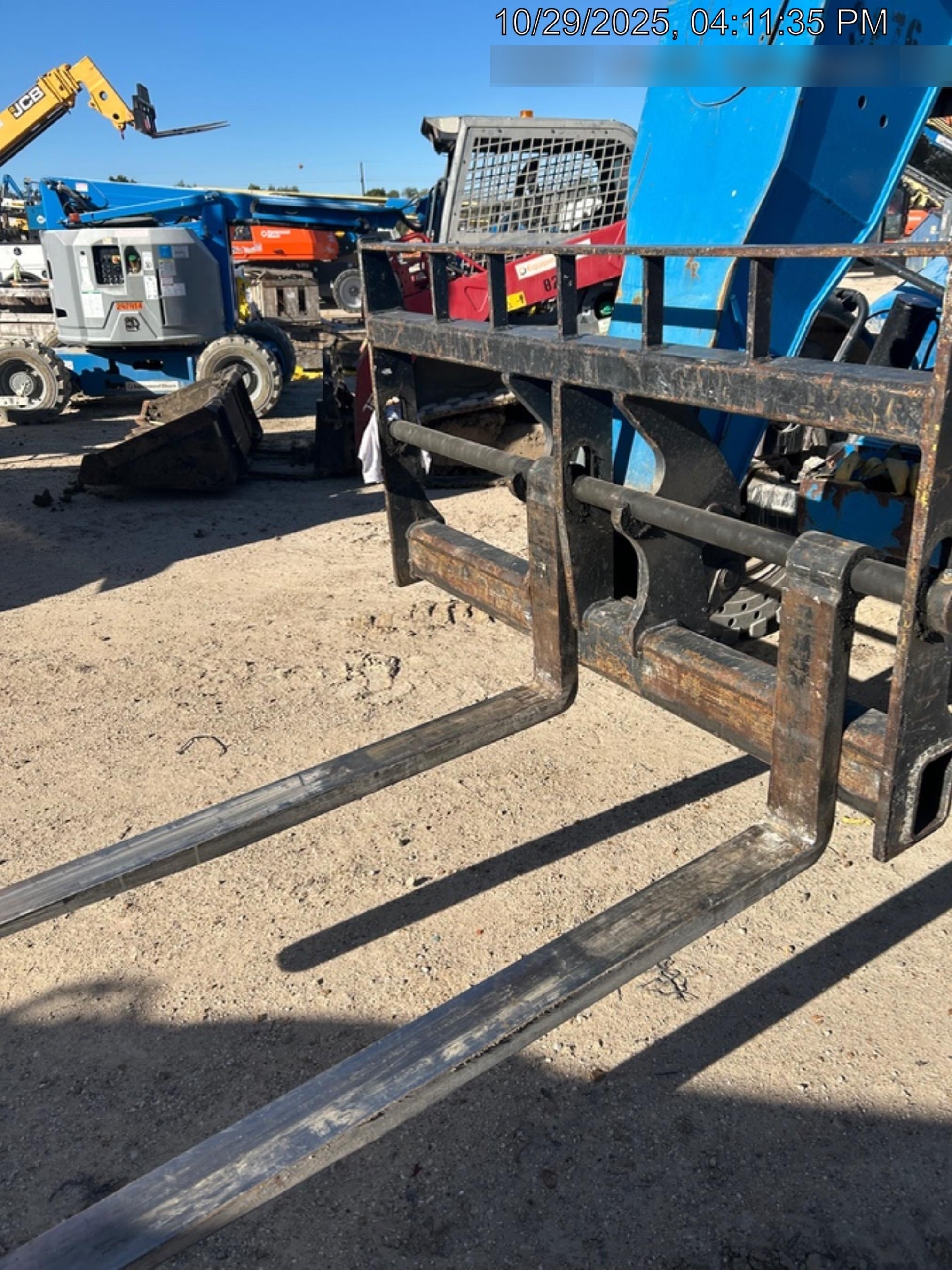 2017 Genie GTH-844 Solid Tires, 60" carriage, Open ROPS