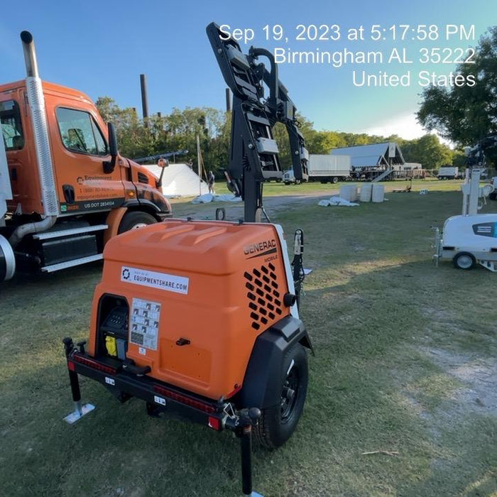 2023 Generac MLT2 Diesel, Flex Switch 120V Input, Powerzone Controller, (4) 320W LED Lights, 4kW Generator, 39.9 Gal Fuel Tank, 2" Ball, T3