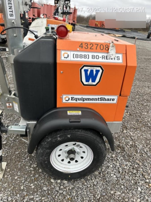 2024 Wanco WLTT-4MM4K Diesel, Deep Sea Controller, Shore Power Plug, Auto Start, (4) 350W LED Floodlights, 4kW Generator, 60 Gal Fuel Tank, 2" Ball, T3