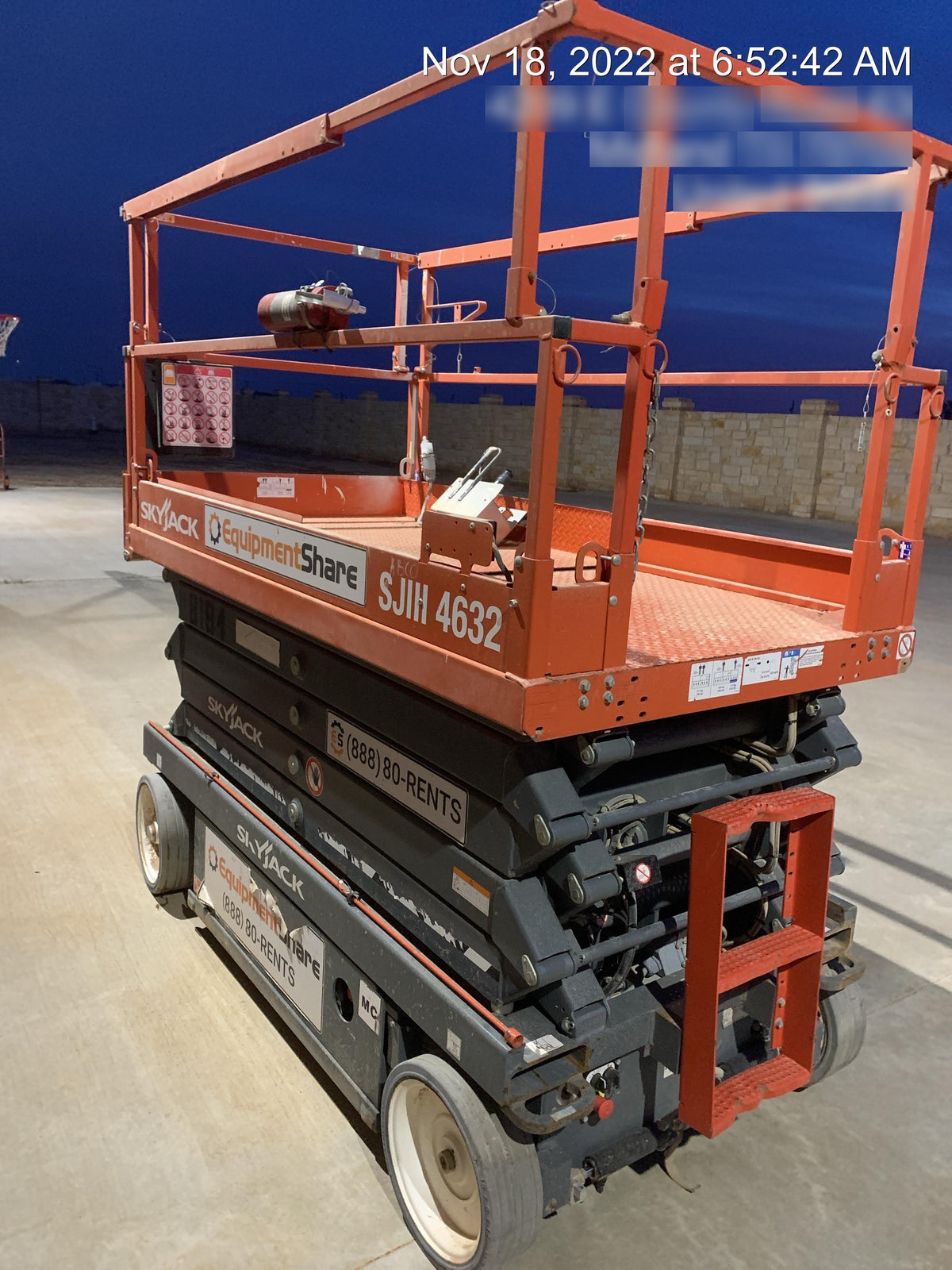 2018 SKYJACK SJIII-4632