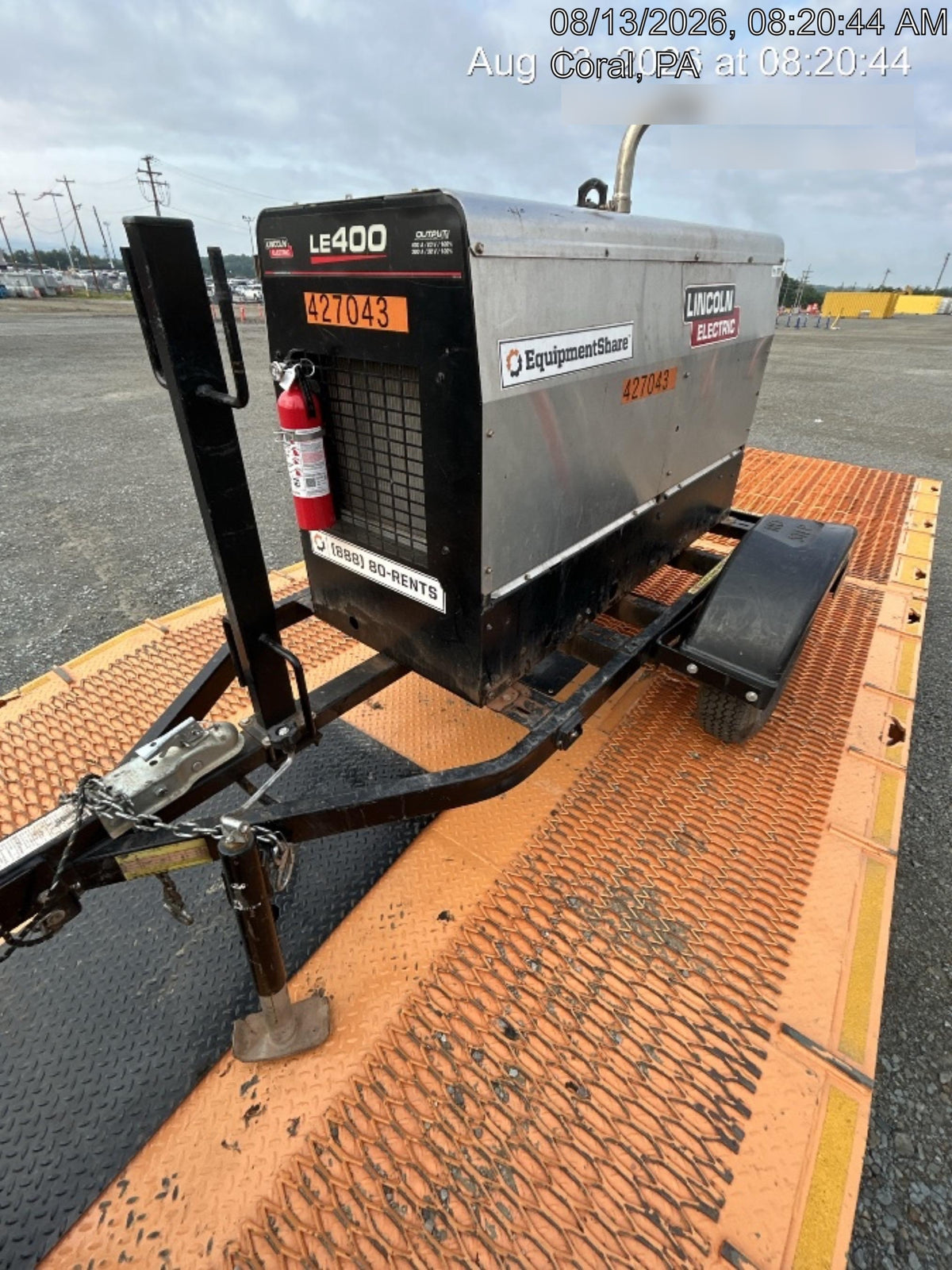 2024 Lincoln Electric LE400 Kubota V1505, Trlr, Cable Rack, Light Kit, ES Decals, T3