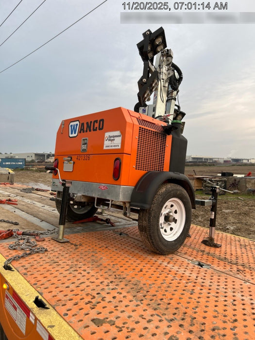 2024 Wanco WLTT-4MM4K Diesel, Deep Sea Controller, Shore Power Plug, Auto Start, (4) 350W LED Floodlights, 4kW Generator, 60 Gal Fuel Tank, 2" Ball, T3