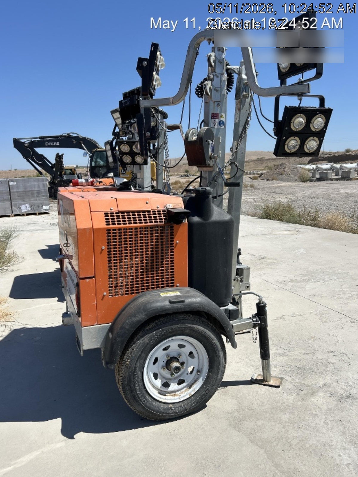 2024 Wanco WLTT-4MM4K Diesel, Deep Sea Controller, Shore Power Plug, Auto Start, (4) 350W LED Floodlights, 4kW Generator, 60 Gal Fuel Tank, 2" Ball, T3