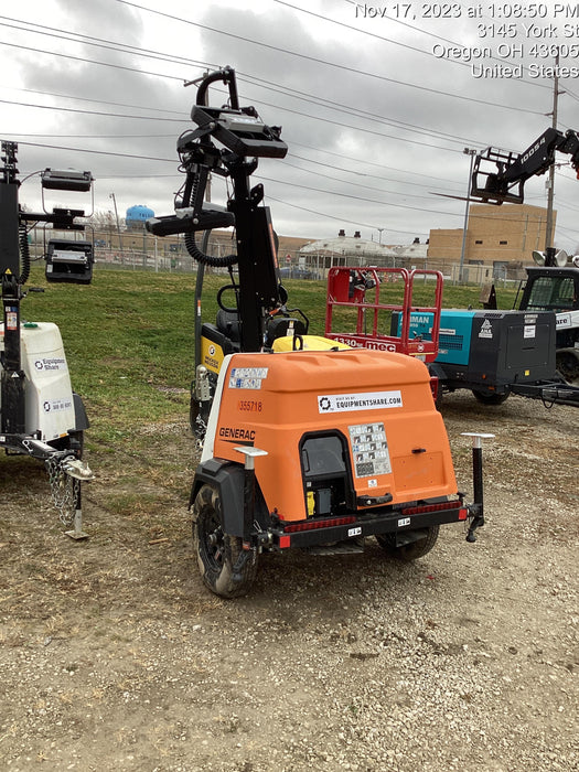 2023 Generac MLT2 Diesel, Flex Switch 120V Input, Powerzone Controller, 
(4) 320W LED Lights, 4kW Generator, 39.9 Gal Fuel Tank, 2" Ball, T3